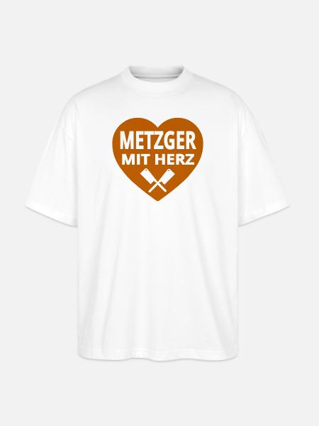 Metzger - Stanley/Stella Oversized Unisex Bio T-Shirt Blaster 2.0 - Weiß