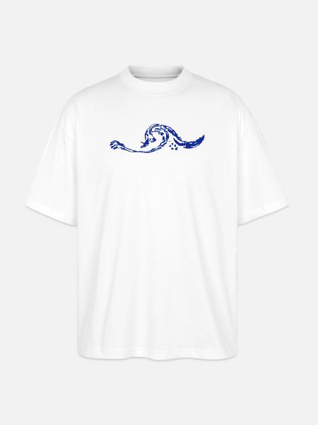 Welle - Stanley/Stella Oversized Unisex Bio T-Shirt Blaster 2.0 - Weiß