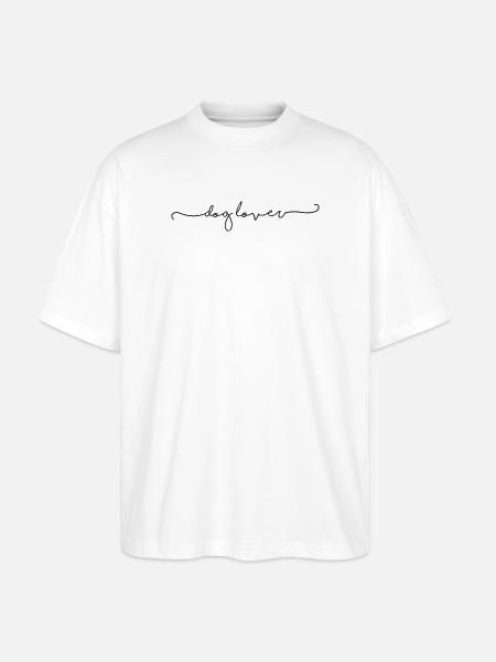 Dog Lover - Stanley/Stella Oversized Unisex Bio T-Shirt Blaster 2.0 - Weiß