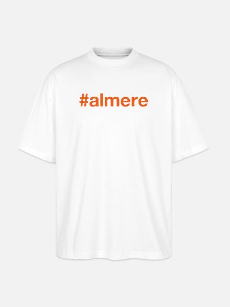 Almere Nederland Netherlands - Stanley/Stella Oversized Unisex Bio T-Shirt Blaster 2.0 - Weiß