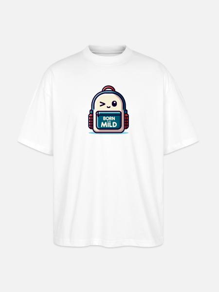 Das Abenteuer Erwartet Sie, Sanft - Stanley/Stella Oversized Unisex Bio T-Shirt Blaster 2.0 - Weiß