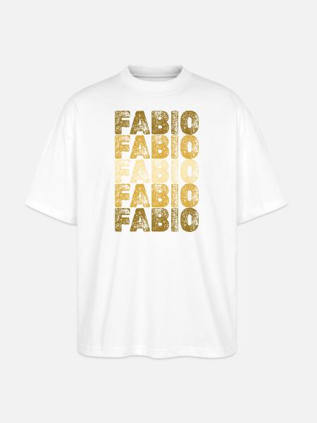 Wurzeln Fabio - Stanley/Stella Oversized Unisex Bio T-Shirt Blaster 2.0 - Weiß