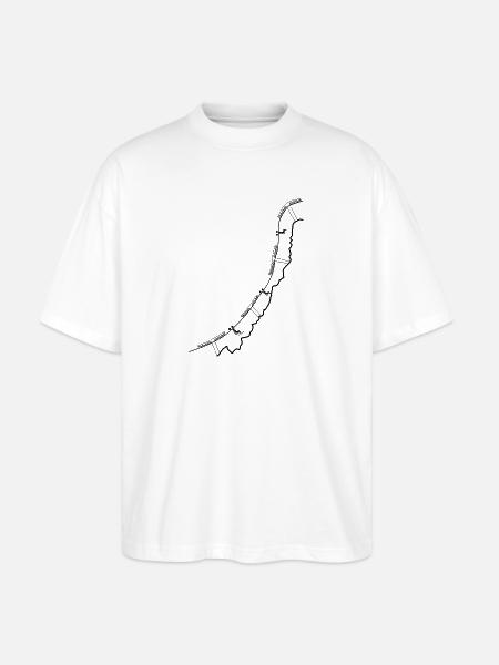 Skilift - Stanley/Stella Oversized Unisex Bio T-Shirt Blaster 2.0 - Weiß
