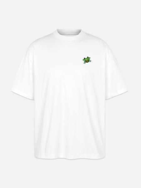 Frosch - Stanley/Stella Oversized Unisex Bio T-Shirt Blaster 2.0 - Weiß