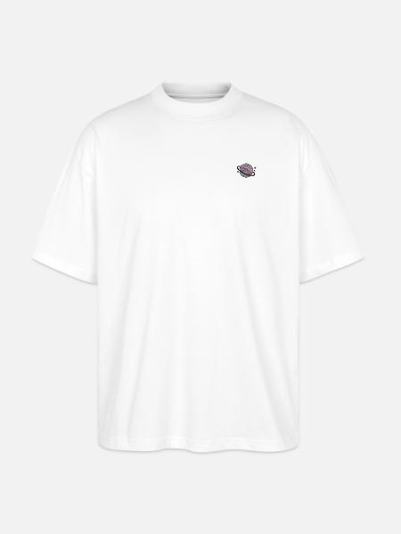 Saturn - Stanley/Stella Oversized Unisex Bio T-Shirt Blaster 2.0 - Weiß