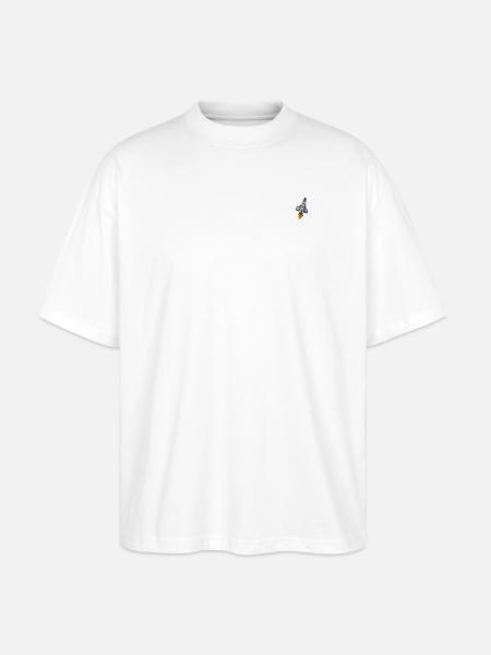 Space shuttle - Stanley/Stella Oversized Unisex Bio T-Shirt Blaster 2.0 - Weiß