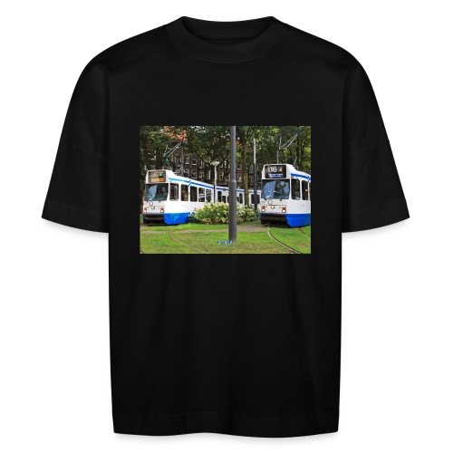 Oude GVB Trams in Amsterdam op het Surinameplein - Stanley/Stella uniseks oversized bio-T-shirt BLASTER
