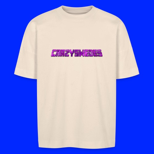 CrazySwedes PurpleThunder - Ekologisk oversize-T-shirt BLASTER unisex från Stanley/Stella