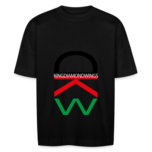 King Diamond Wings Colored Logo - Stanley/Stella BLASTER unisex oversize organic T-shirt