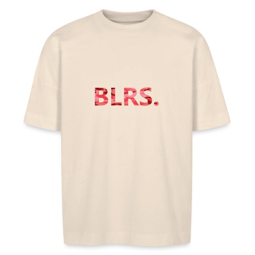 BLRS. Camo pattern red - Stanley/Stella uniseks oversized bio-T-shirt BLASTER