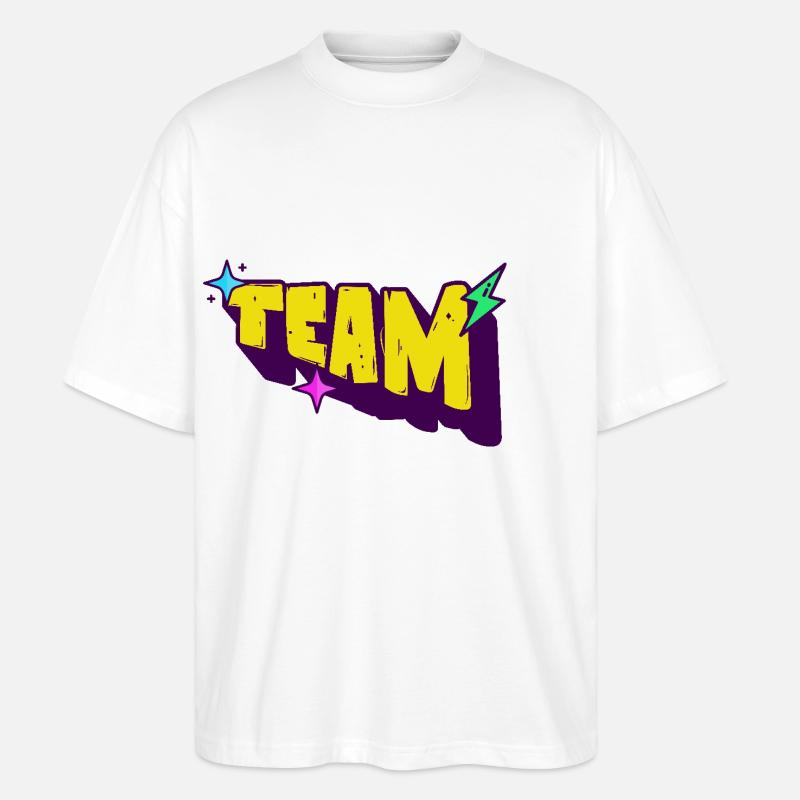 Team - Stanley/Stella Oversized Unisex Bio T-Shirt Blaster 2.0 - Weiß