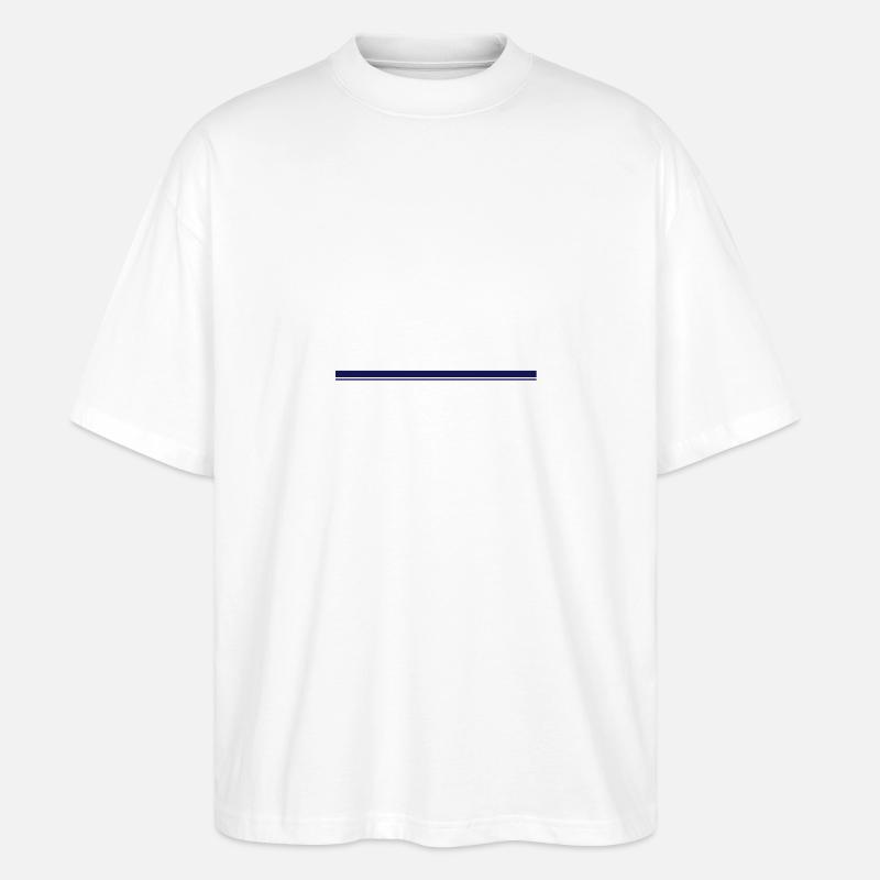 Linie, 1 farbig - Stanley/Stella Oversized Unisex Bio T-Shirt Blaster 2.0 - Weiß