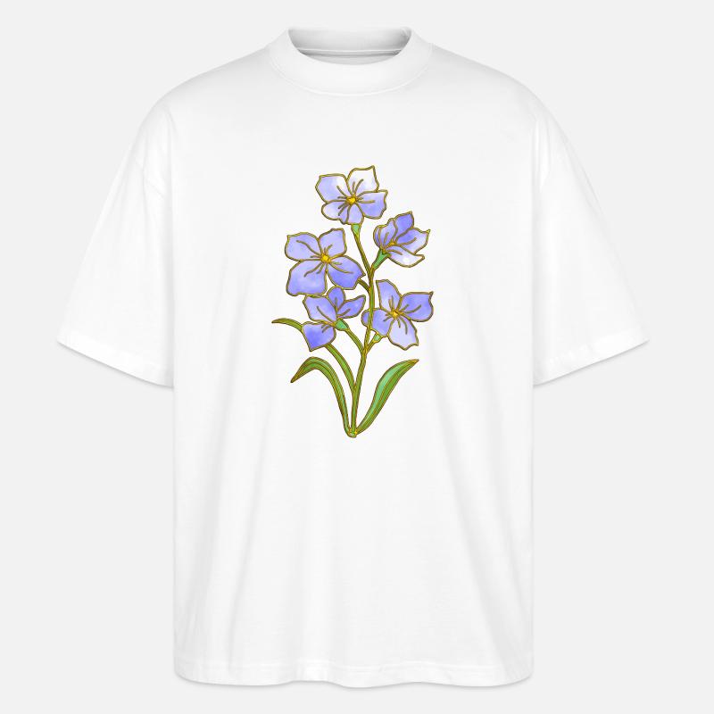 Fleur - T-shirt bio Blaster 2.0 coupe oversize Stanley/Stella Unisexe - blanc