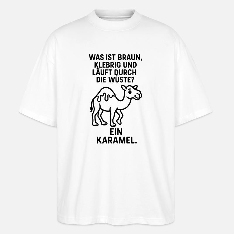 Blague Karamel Caramel Camel Desert Kids - T-shirt bio Blaster 2.0 coupe oversize Stanley/Stella Unisexe - blanc