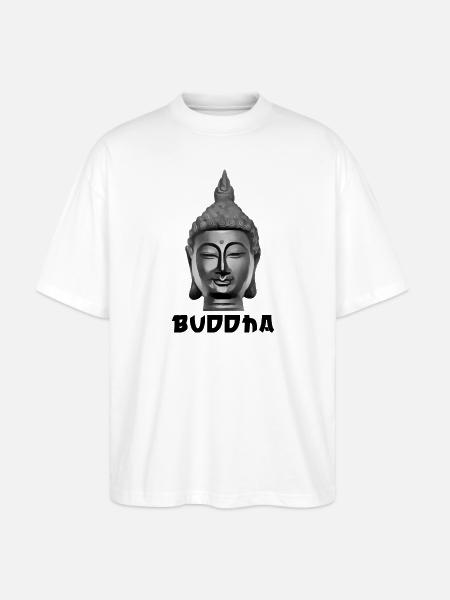Buddha buddismo buddista spirituale - Maglietta articolo ecologico Unisex vestibilità oversize Stanley/Stella Blaster 2.0 - bianco