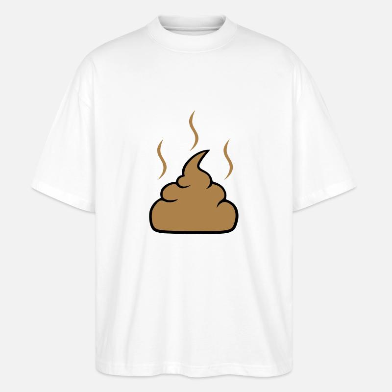 Shit - Stanley/Stella Oversized Unisex Bio T-Shirt Blaster 2.0 - Weiß