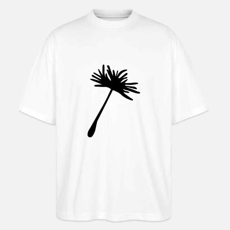 Pusteblume nur Korn - Stanley/Stella Oversized Unisex Bio T-Shirt Blaster 2.0 - Weiß