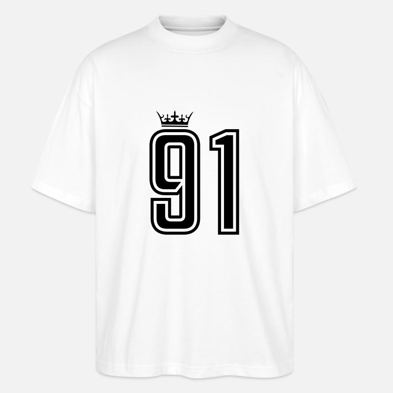 91 krone - Stanley/Stella Oversized Unisex Bio T-Shirt Blaster 2.0 - Weiß