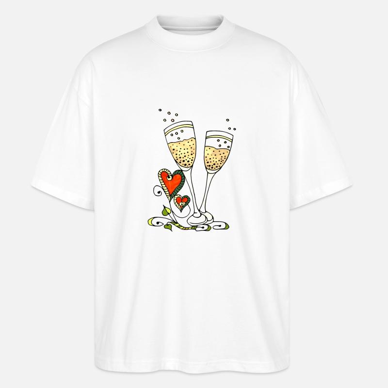 Brille - Stanley/Stella Oversized Unisex Bio T-Shirt Blaster 2.0 - Weiß