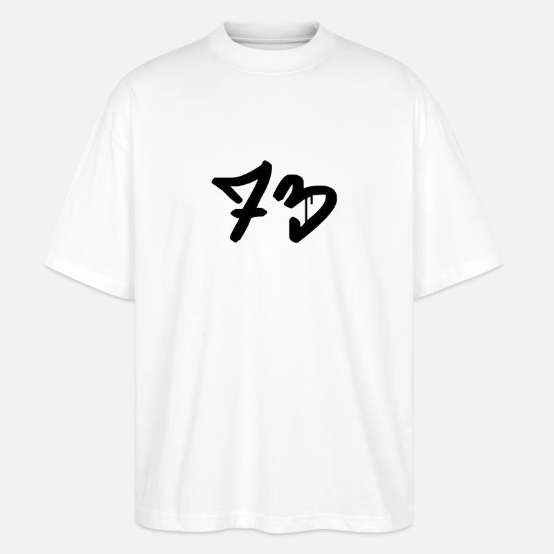 Graffiti : 73 - Stanley/Stella Oversized Unisex Organic T-shirt Blaster 2.0 - white