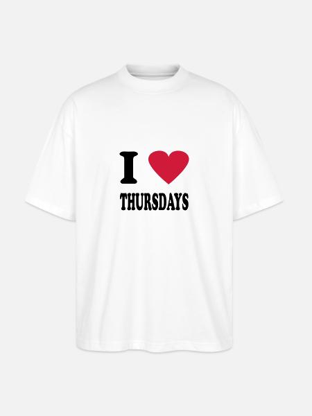 thursday - Stanley/Stella Oversized Unisex Bio T-Shirt Blaster 2.0 - Weiß