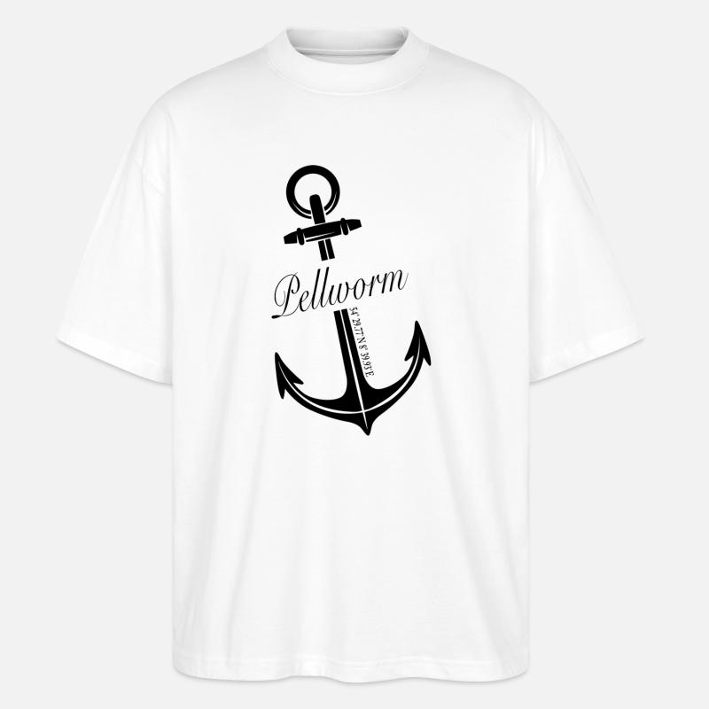 Pellworm - Stanley/Stella Oversized Unisex Bio T-Shirt Blaster 2.0 - Weiß