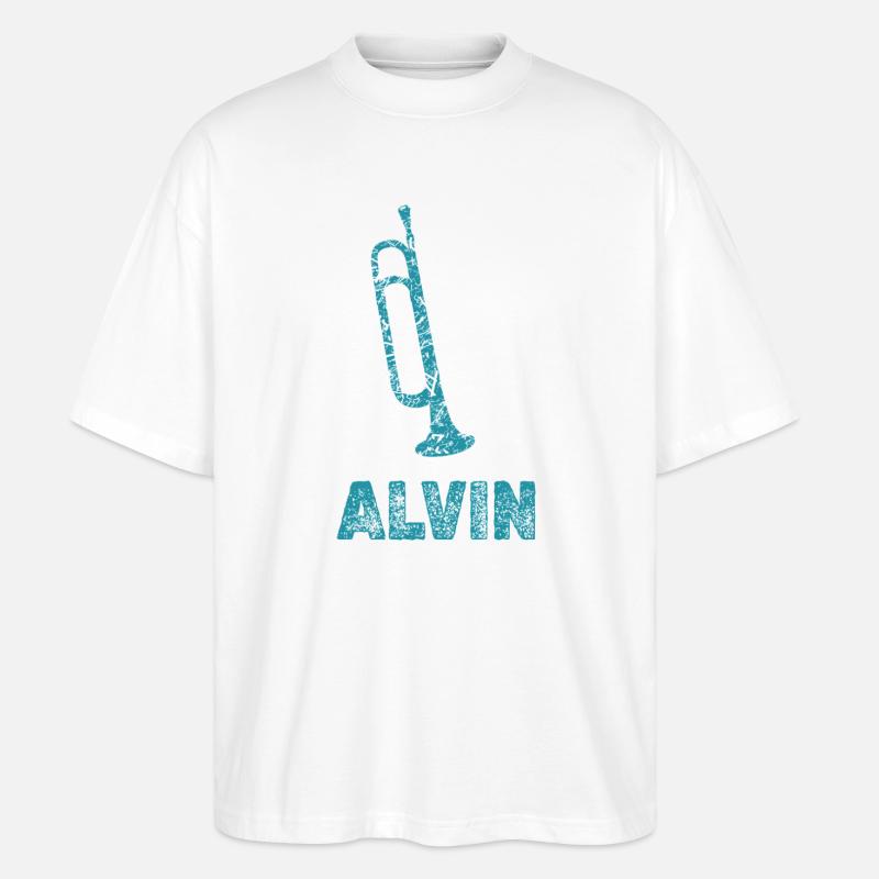 Alvin - Stanley/Stella Oversized Unisex Organic T-shirt Blaster 2.0 - white