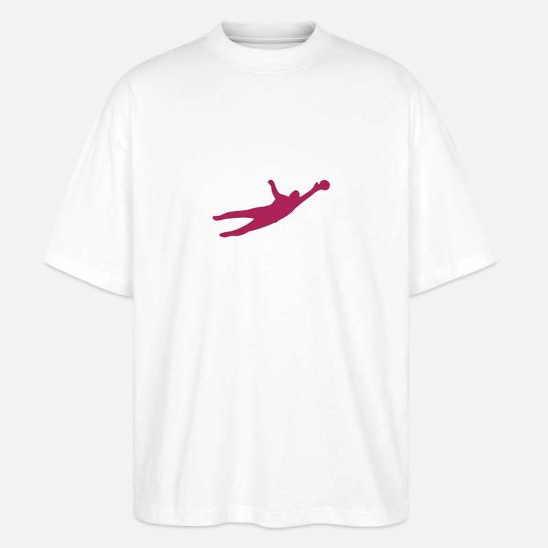 torwart - Stanley/Stella Oversized Unisex Bio T-Shirt Blaster 2.0 - Weiß