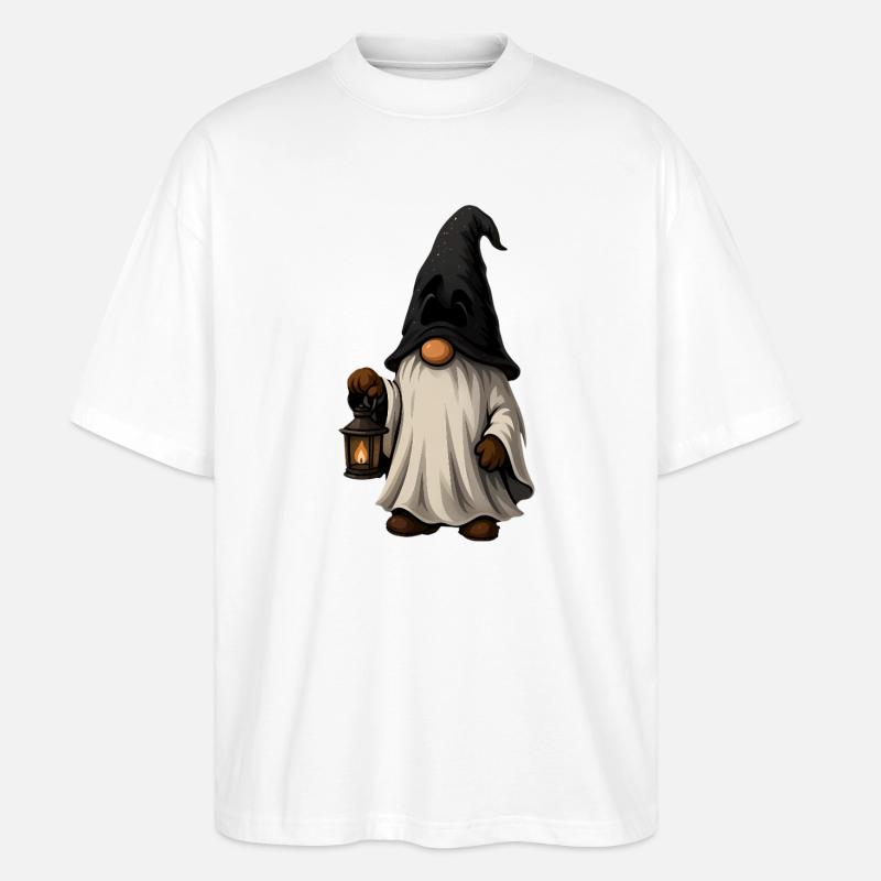 Märchenhafter Zauberer mit Laterne - Stanley/Stella Oversized Unisex Bio T-Shirt Blaster 2.0 - Weiß