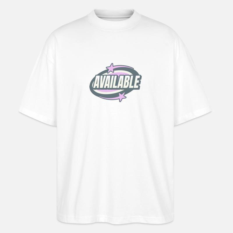 Available - Stanley/Stella Oversized Unisex Bio T-Shirt Blaster 2.0 - Weiß