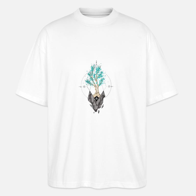 Bubbletree - Stanley/Stella Oversized Unisex Bio T-Shirt Blaster 2.0 - Weiß