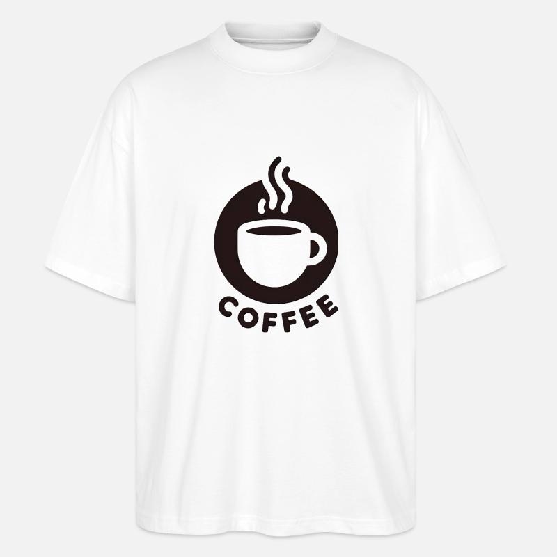 Kaffeetasse Mug coffee - Stanley/Stella Oversized Unisex Bio T-Shirt Blaster 2.0 - Weiß
