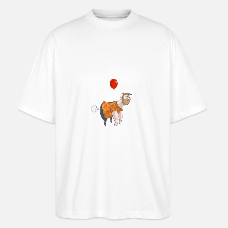 homme ballon - T-shirt bio Blaster 2.0 coupe oversize Stanley/Stella Unisexe - blanc