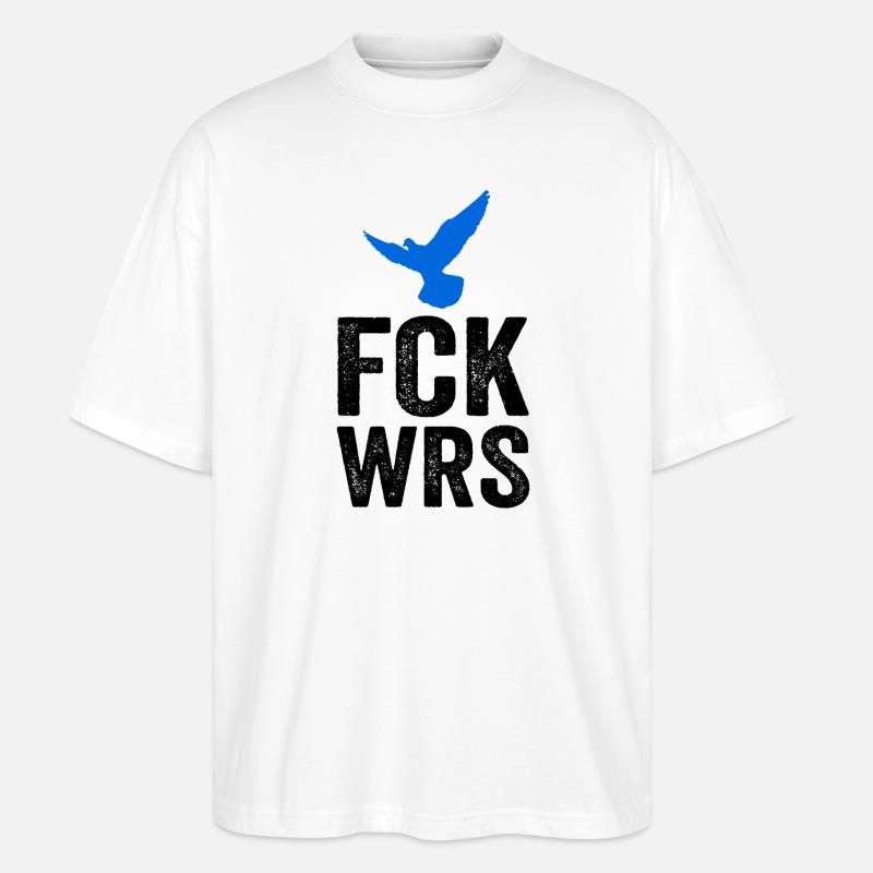 FCK WRS - T-shirt bio Blaster 2.0 coupe oversize Stanley/Stella Unisexe - blanc