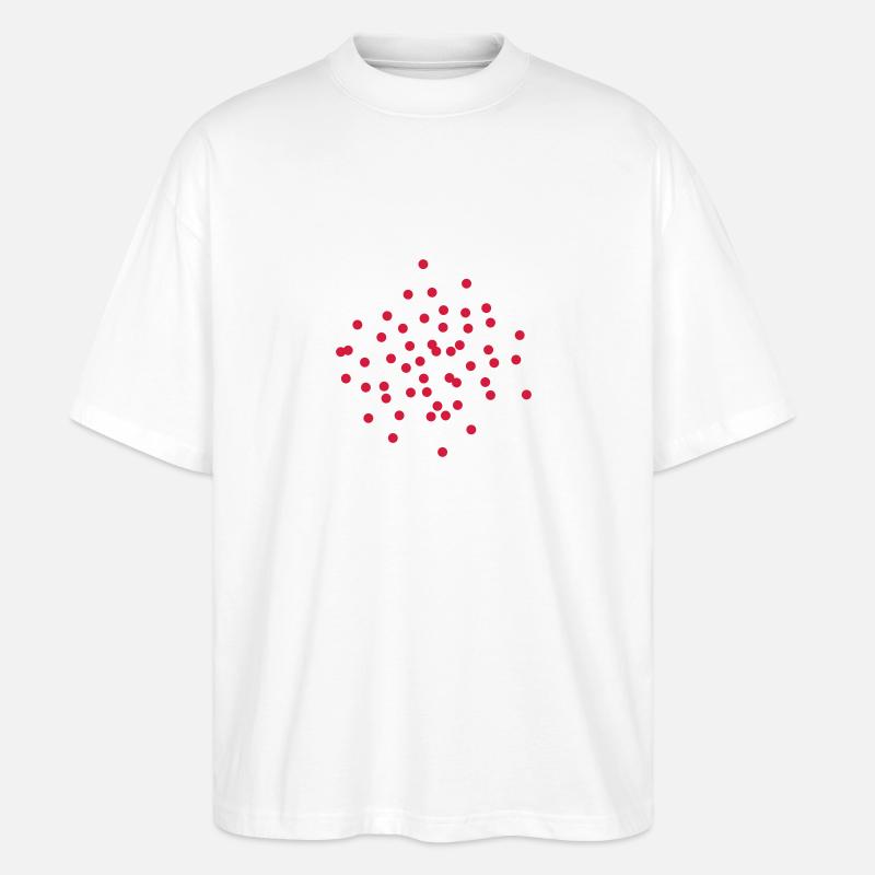 Konfetti - Stanley/Stella Oversized Unisex Bio T-Shirt Blaster 2.0 - Weiß