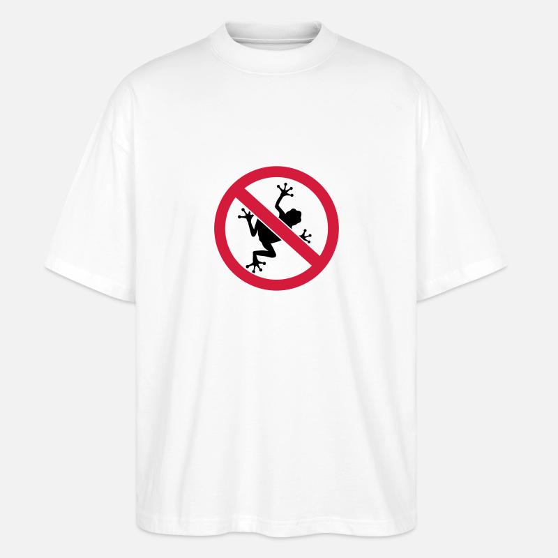 Frosch - Stanley/Stella Oversized Unisex Bio T-Shirt Blaster 2.0 - Weiß