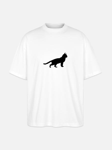 katze - T-shirt bio Blaster 2.0 coupe oversize Stanley/Stella Unisexe - blanc