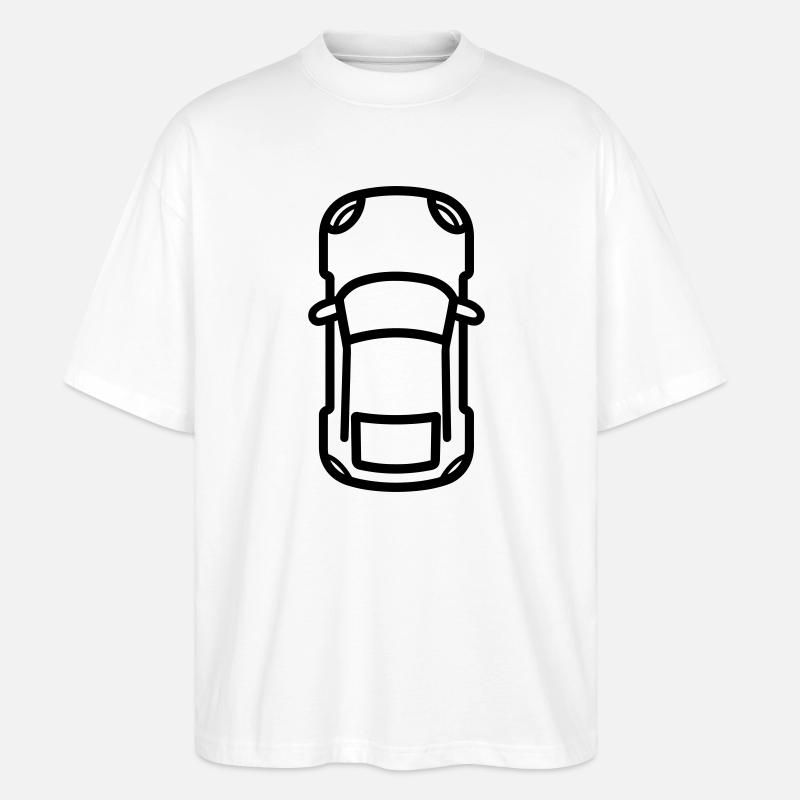 Auto - Stanley/Stella Oversized Unisex Bio T-Shirt Blaster 2.0 - Weiß