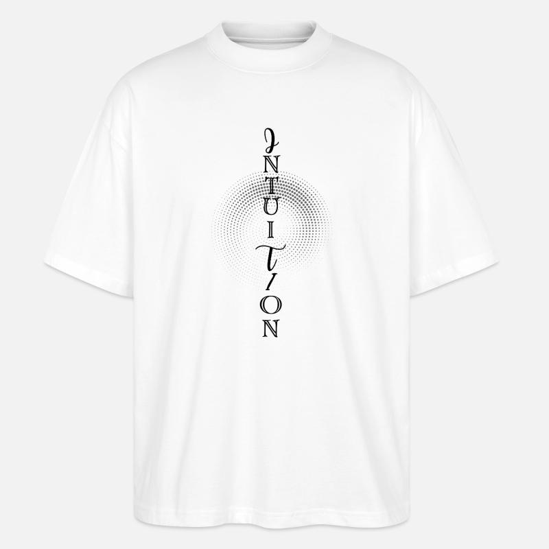 INTUITION – Dein innerer Kompass - Stanley/Stella Oversized Unisex Bio T-Shirt Blaster 2.0 - Weiß