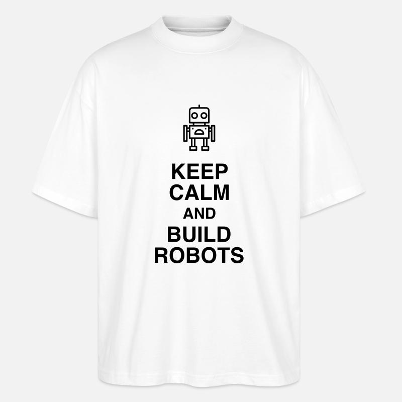 Robotik / Roboter / Robot / Robotics - Stanley/Stella Oversized Unisex Bio T-Shirt Blaster 2.0 - Weiß