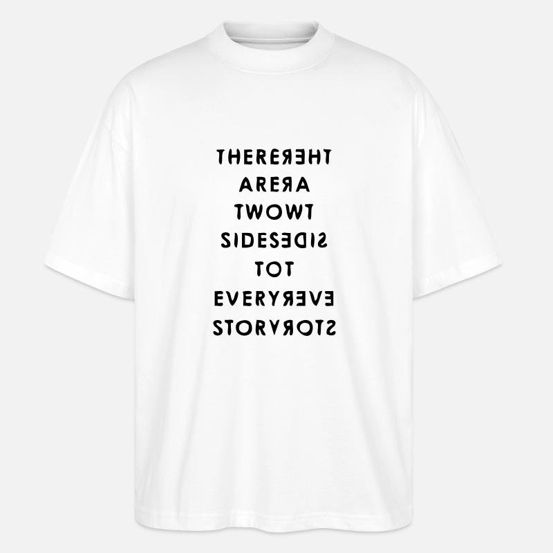 Two Sides - T-shirt bio Blaster 2.0 coupe oversize Stanley/Stella Unisexe - blanc