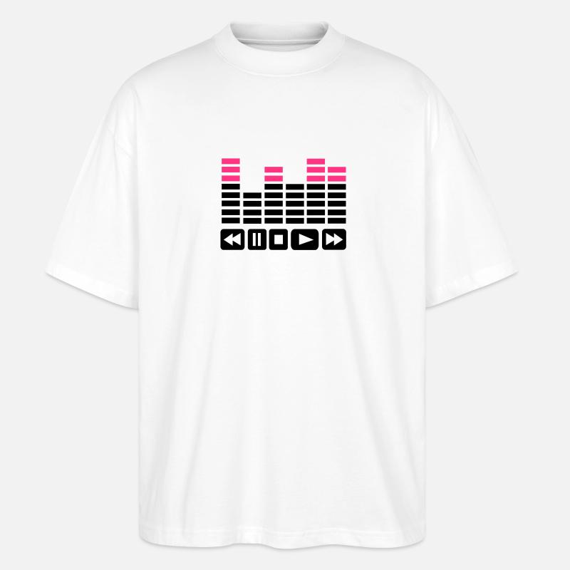 Equalizer - Stanley/Stella Oversized Unisex Organic T-shirt Blaster 2.0 - white
