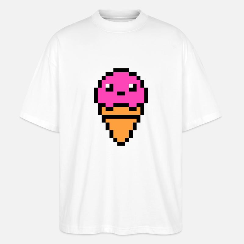Eis - Stanley/Stella Oversized Unisex Bio T-Shirt Blaster 2.0 - Weiß