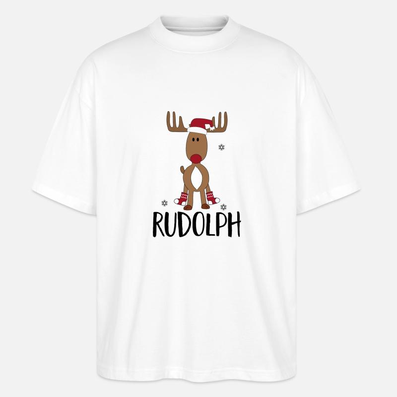 Weihnachten - Stanley/Stella Oversized Unisex Bio T-Shirt Blaster 2.0 - Weiß