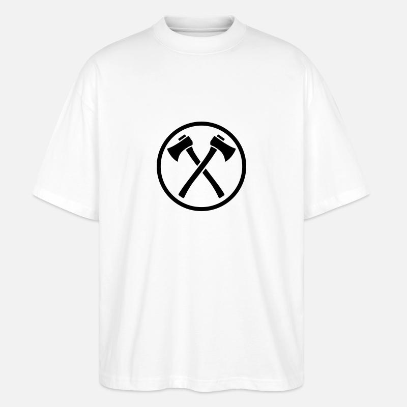 Axt - Stanley/Stella Oversized Unisex Bio T-Shirt Blaster 2.0 - Weiß