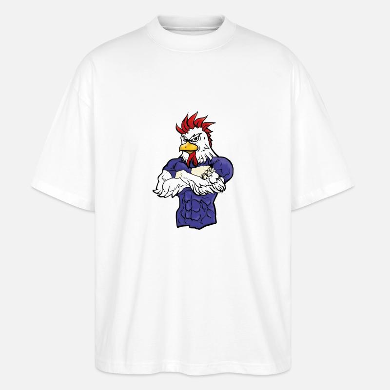 l'Equipe - T-shirt bio Blaster 2.0 coupe oversize Stanley/Stella Unisexe - blanc
