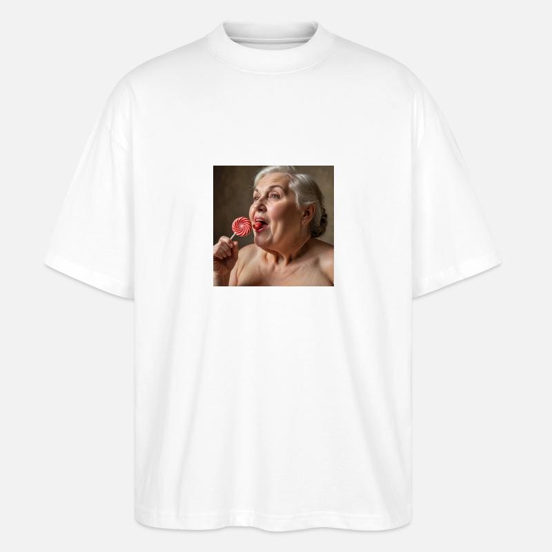 Lolipop - Stanley/Stella Oversized Unisex Bio T-Shirt Blaster 2.0 - Weiß
