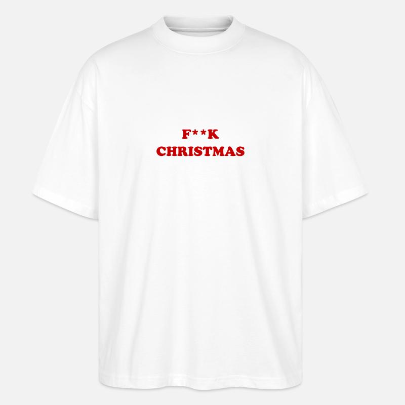 F**K Noël - T-shirt bio Blaster 2.0 coupe oversize Stanley/Stella Unisexe - blanc