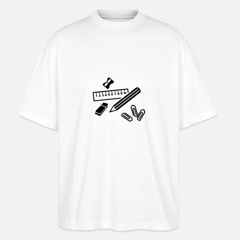 Büro - Stanley/Stella Oversized Unisex Bio T-Shirt Blaster 2.0 - Weiß