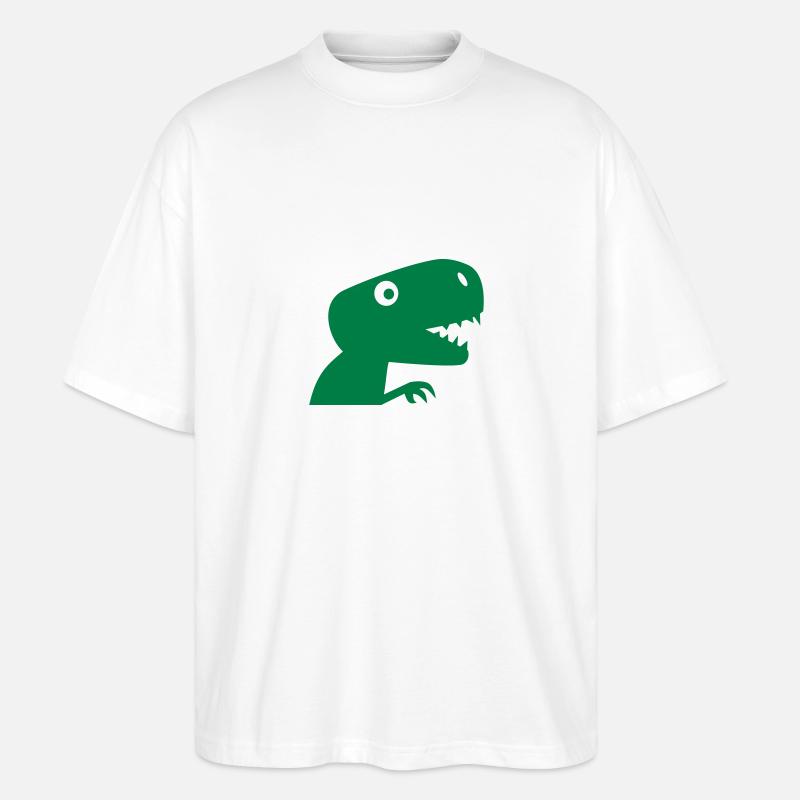 T-Rex - Stanley/Stella Oversized Unisex Bio T-Shirt Blaster 2.0 - Weiß
